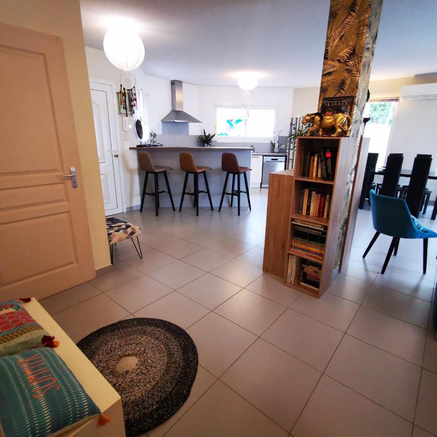 Villa Cool Mediterranean Life 8 People Jacuzzi Barbecue Gametrampoline 2 Parking Béziers Exterior foto